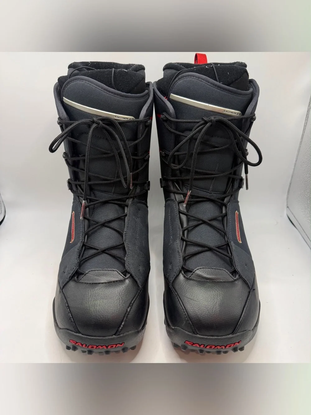 Salomon Symbio Thermicfit Men’s Size 13.5US Snowboard Boots Black Red